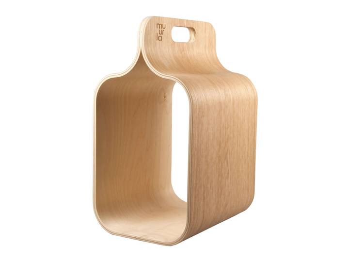Muurla Support pour magazines Carrier Chêne