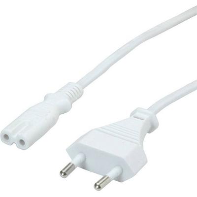 Value 19.99.2090 Strom Netzkabel Weiß 1.00m