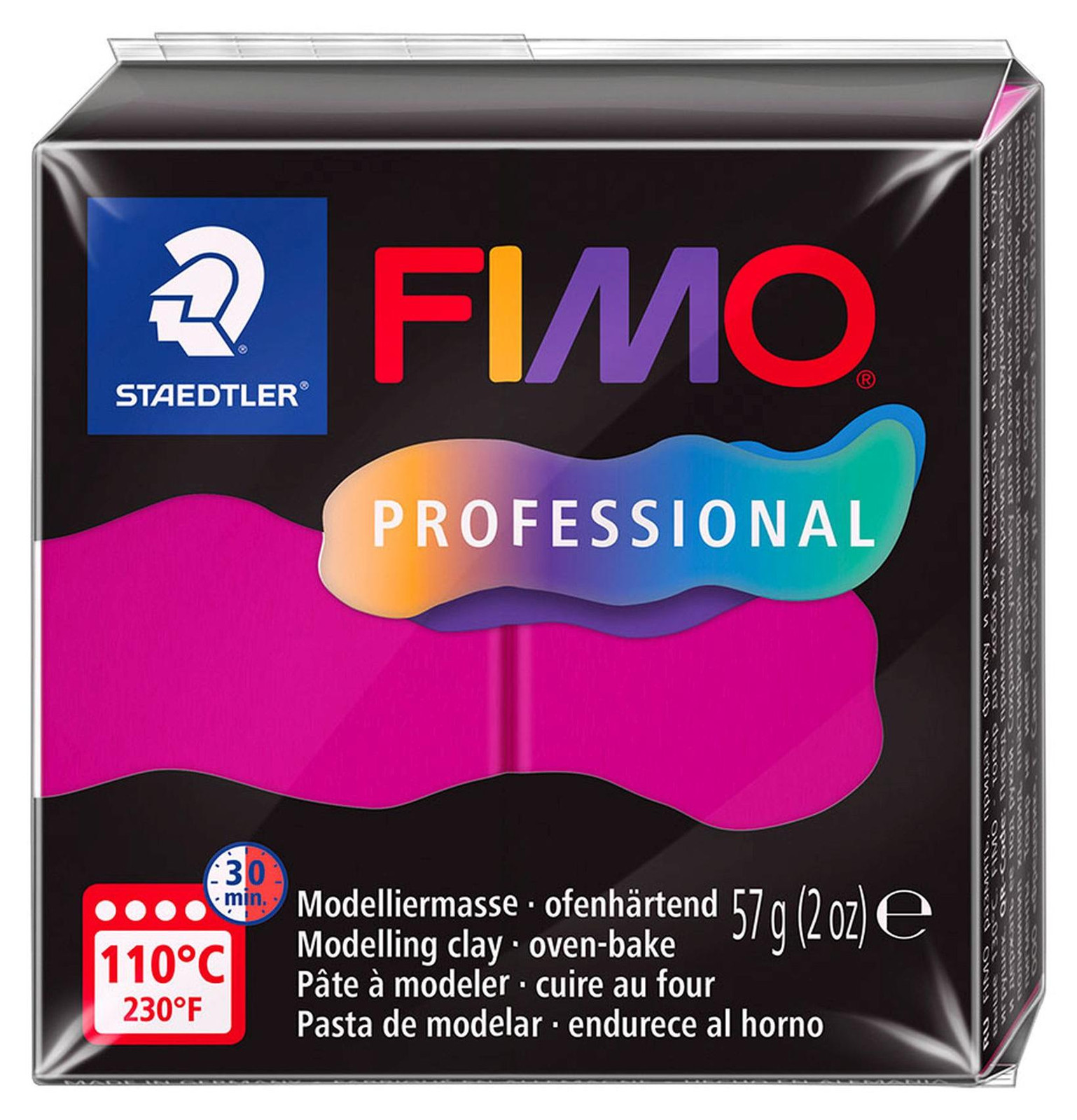 Staedtler Fimo Professional Modelklei, 57g, Magenta