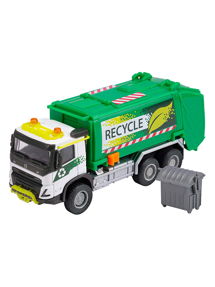 Dickie Spielzeugauto ''Volvo FMX Truck Garbage Collector'' in Grün - ab 3 Jahren - onesize