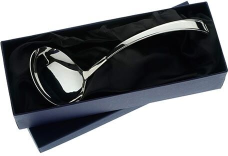 Arthur Price of England Harley Sovereign Silver Soup Ladle