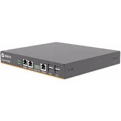 Vertiv 4-Port ACS800 Serial Console with analog modem, external AC/DC Power Brick - Jumper cord: Plu, KVM Switch, Schwarz