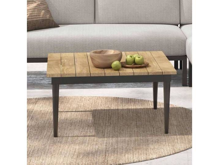 OUTLIV. Monet Loungetisch 80x80cm Aluminium/Teak recycelt