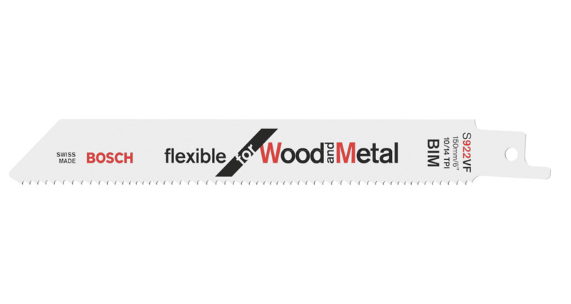 Bosch Säbelsägeblatt S 922 VF, Flexible for Wood and Metal, 2er-Pack 2608656040