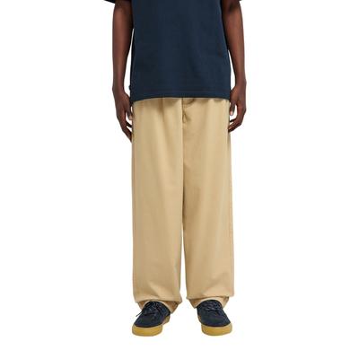 Chinos ELEMENT "Big Pleated", Herren, Gr. 31SM, Normalgrößen, beige (humus), Obermaterial: 70% Baumwolle, 30% Baumwolle., Hosen
