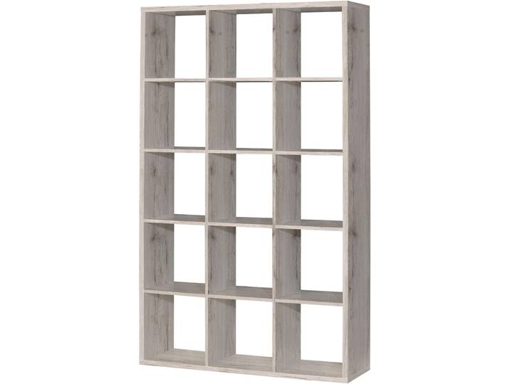 Standregal FORTE Mauro, Raumteiler, sorgt für Stil und Ordnung , braun (sandeichefarben), B:107,2cm H:176,3cm T:32,9cm, Holzwerkstoff, Regale, Standregal, 5 Fächer, Jedes Fach ist bis zu 5 kg belastbar, Fachgrösse 33x33cm