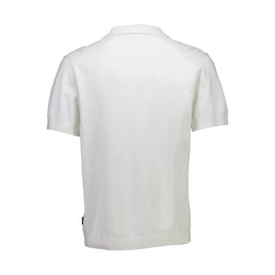 Poloshirt JUNK DE LUXE "Poloshirt Relaxed Fit", Herren, Gr. XXL, weiß (pearl weiß), Obermaterial: 100% Baumwolle, lässig geschnitten, Shirts