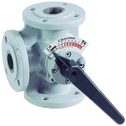 Honeywell, Ventil, Pittway SARL 3Wege-Flanschenm. Centra-DR GG 20, grau, PN 6, gerade DN 50