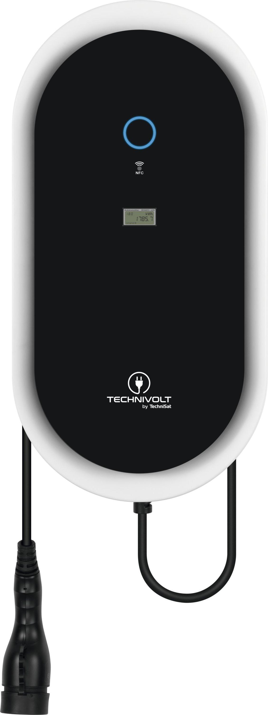 TechniVolt TECHNIVOLT 1100 SMART | 11kW Wallbox, Energiezähler, inklusive Typ 2 Ladekabel