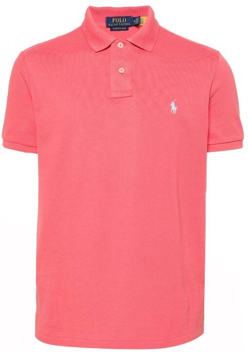 Polo Polo Ralph Lauren Basic Mesh Hombre Rosa L