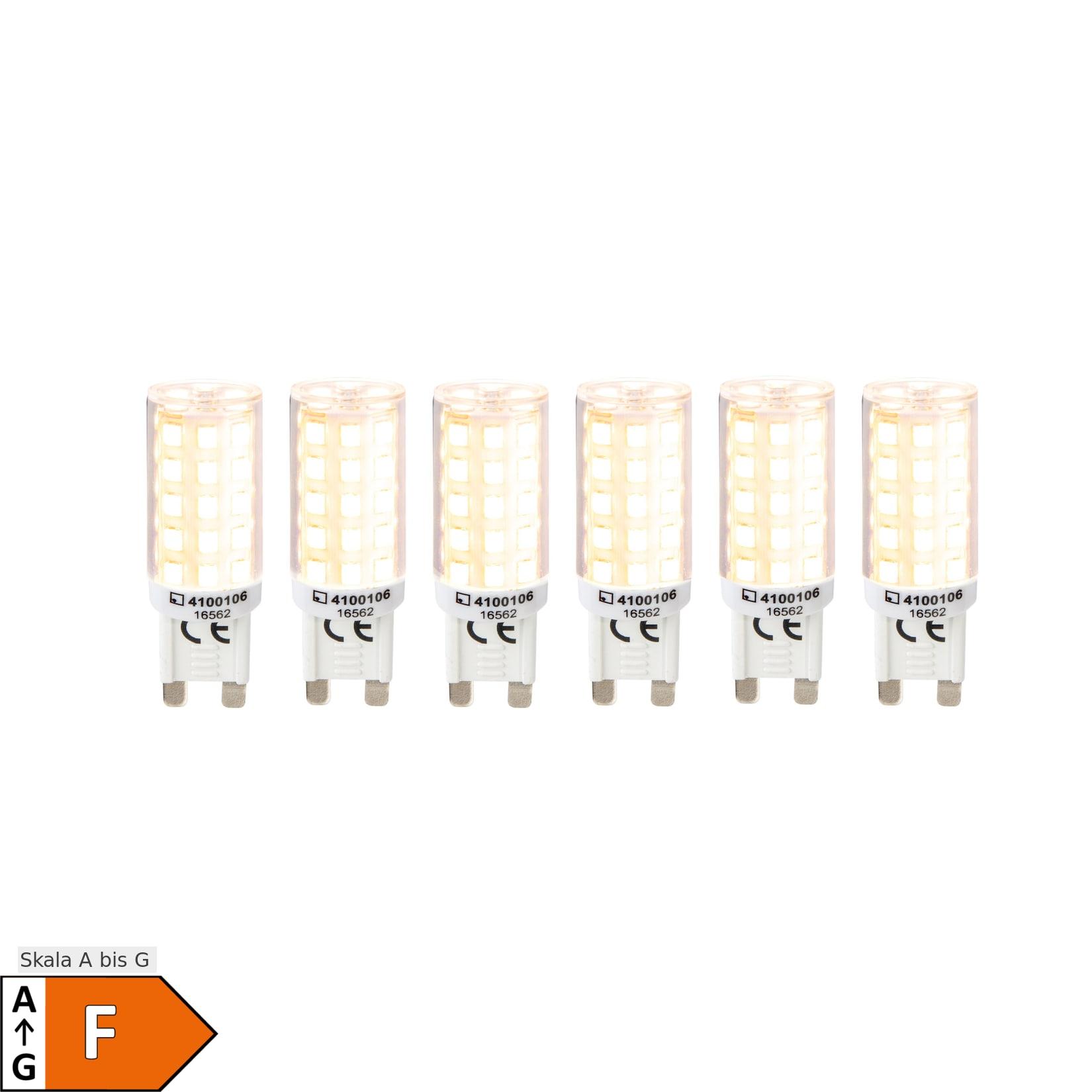 Näve 6er-Set LED Leuchtmittel "DENNY" G9 / 3,5 W