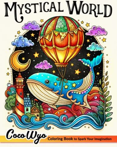 Coco Wyo - Mystical World: Adult Coloring Book Featuring Fantasy Creatures, Fairies, Landscapes, Mushrooms,... and More for Stress Relief and Relaxation - Preis vom 10.10.2026 11:48:34 h