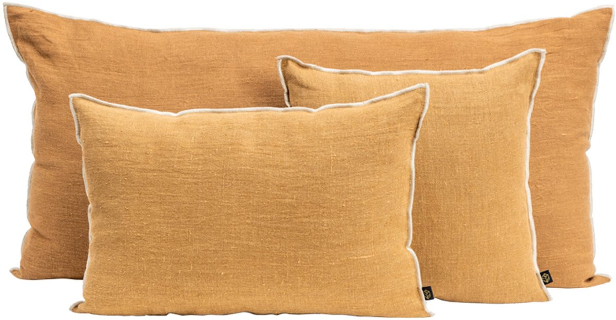 Chennai linnen kussen tabac 55 x 110 cm