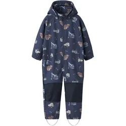 Name it, Skijacke, Nmmalfa08 Softshell Suit Aop 1fo Noos (86), Blau