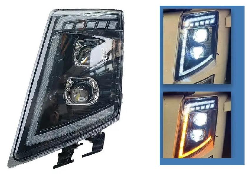 Linker LED-Frontscheinwerfer mit DRL (Tagfahrlicht), Abblend- und Fernlicht sowie Blinker für LKW Volvo FH13, FH16, FM460, FH500