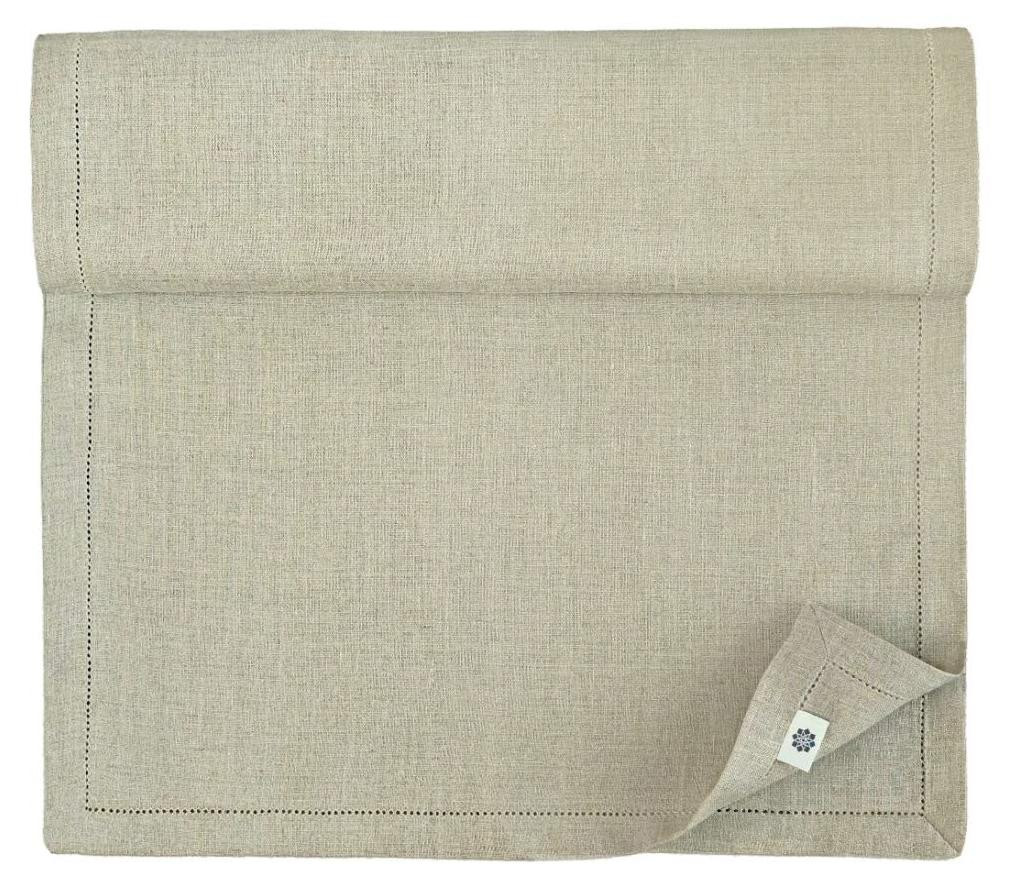Dripio Linnen tafelkleed Florence, natuurbeige, B: 43 cm, L: 180 cm