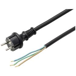 Sygonix SY-6029112 Strom Anschlusskabel Schwarz 4.50 m