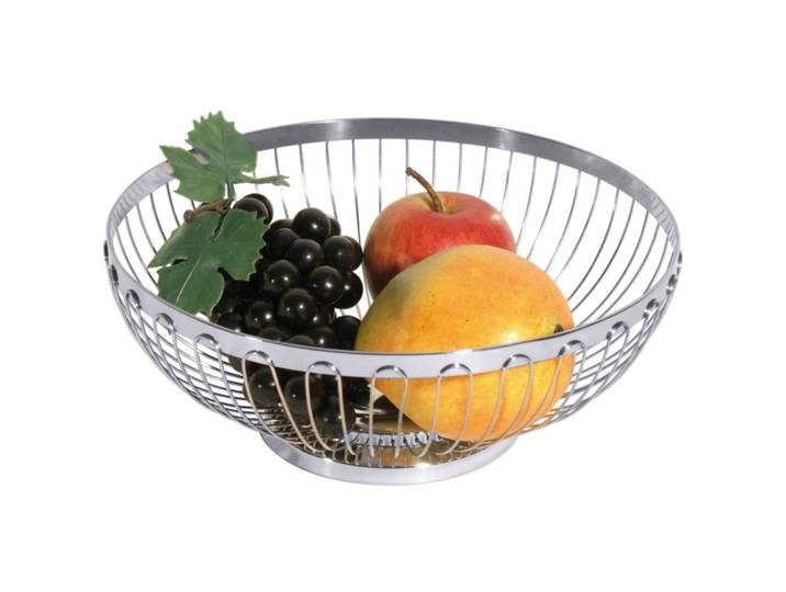 Brotkorb Contacto Bander silber Edelstahl T 20 cm - Brotkorb