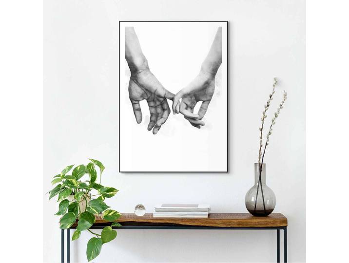 Gerahmtes Bild Romanze 50 x 70 x 1cm
