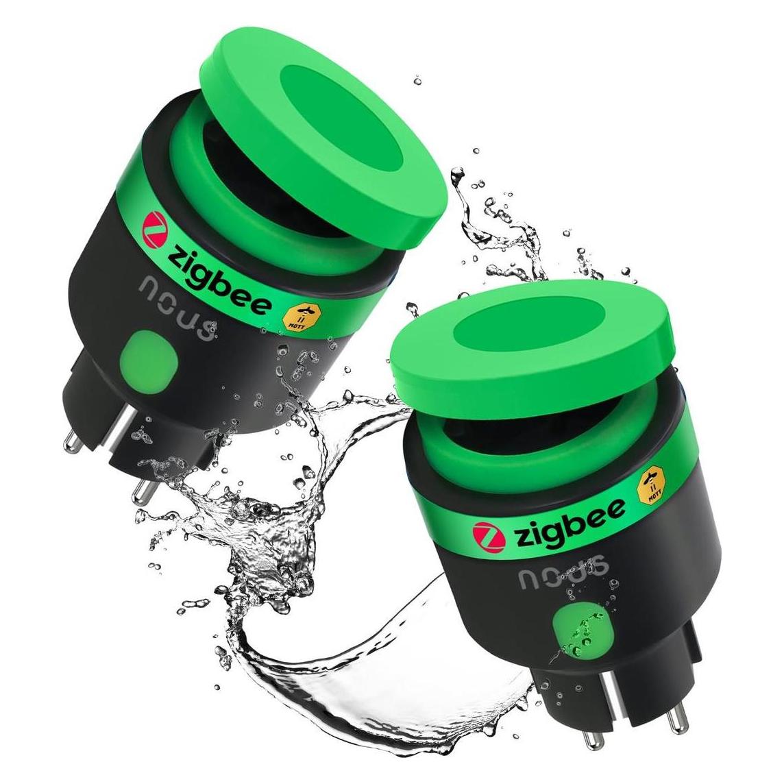 Nous A6Z Outdoor Stecker ZigBee 2er 3840W/16A/Messung/ZigBee3.0 2er Pack (A6Z (2PCS))