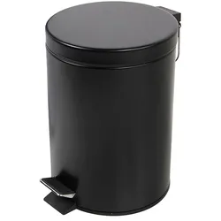 Mojawo Edelstahl Mülleimer Kosmetikeimer Treteimer 5L