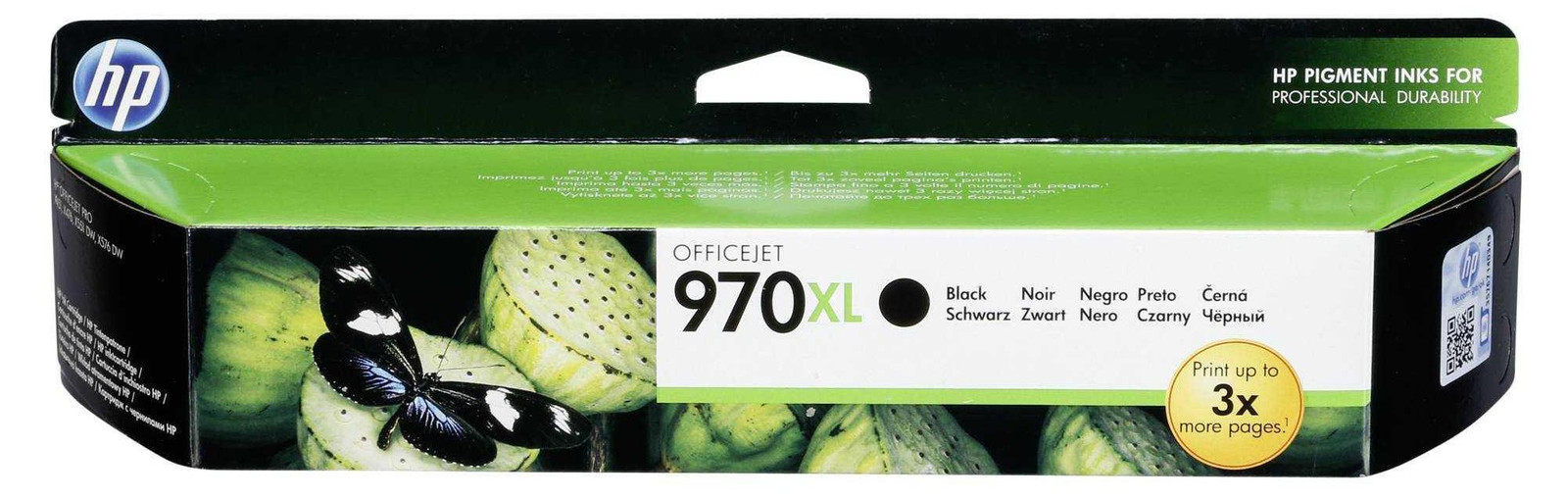 HP CN 625 AE inktcartridge zwart No 970 XL