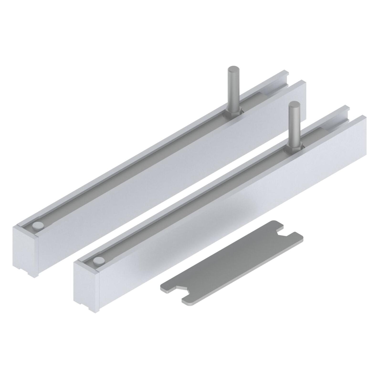 Helm 140 Tragprofil-Set ME minimale Einbauhöhe Aluminium (42724569)