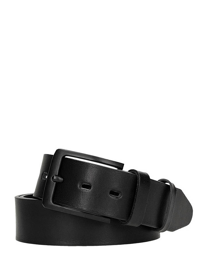 Wojas Leder-Gürtel in Schwarz - 120