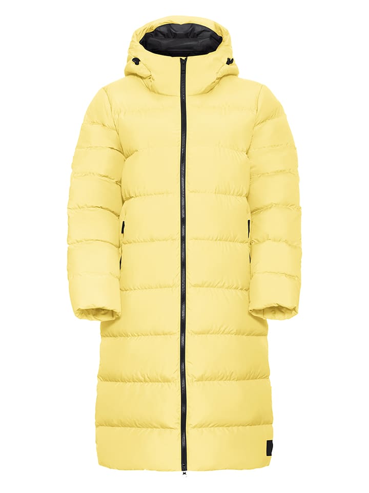 Jack Wolfskin Daunenmantel "Frozen Palace" in Gelb - XL