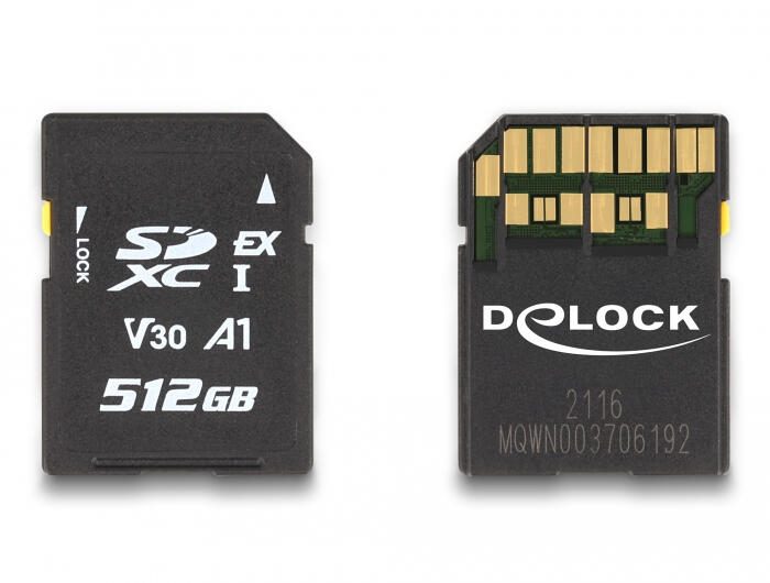 DeLOCK SD Express Speicherkarte 512 GB 54092
