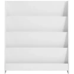 SoBuy Kinderregal mit 4 Fächern Weiß 80x30x88cm Funktional