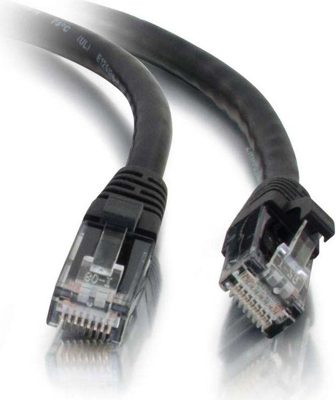 C2G 83184 Cat5e netwerkkabel met RJ-45 connectoren, zwart