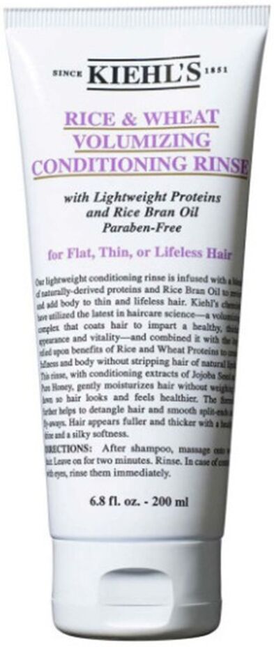 Kiehl's Acondicionador cabello fino Rice &amp; Wheat Volumizing Conditioning Rinse 200 ml Kiehl´s.