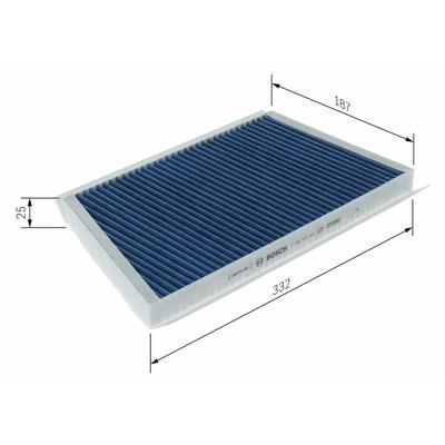 BOSCH Filter, Innenraumluft 0 986 628 603 für Mercedes