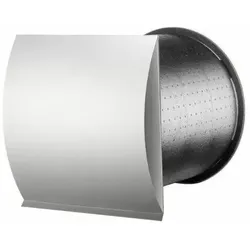 Helios KWL 60 RS Rohbauset best. aus Wandhülse Bauschutzd. Außenfassade 708