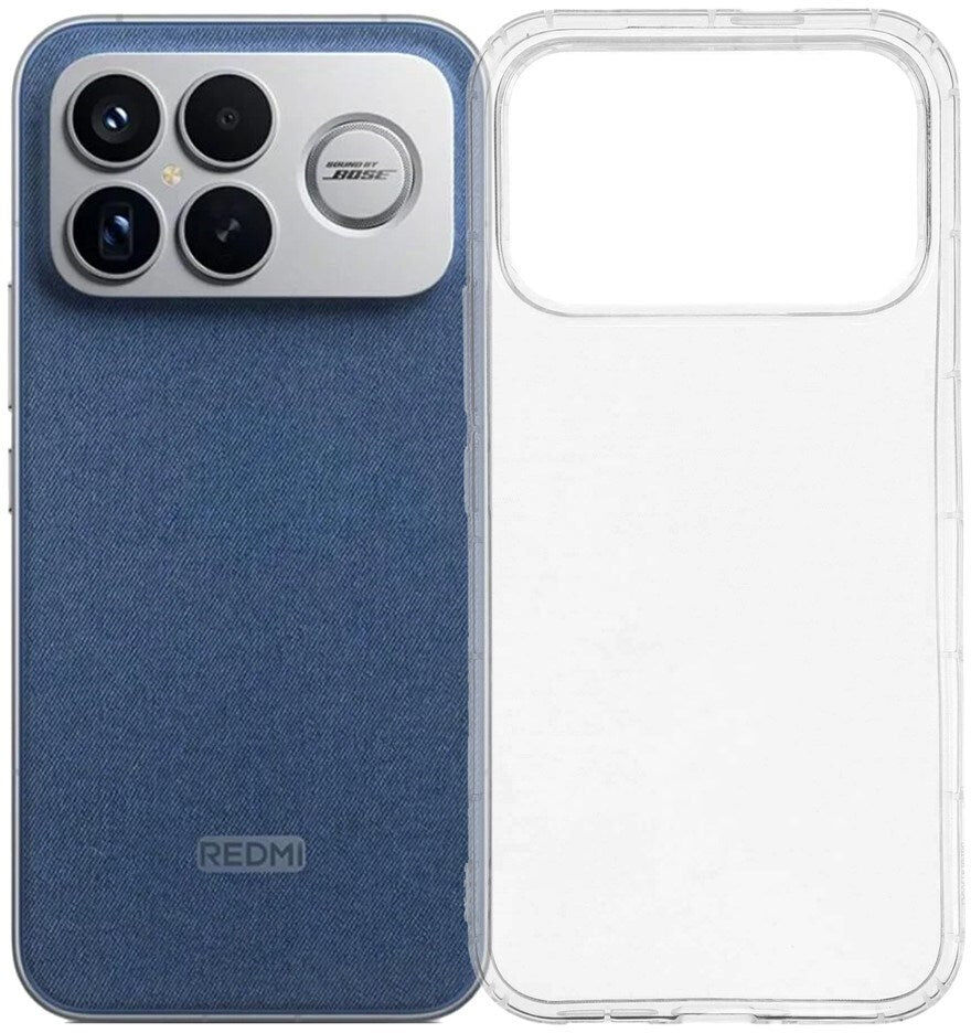 Xiaomi Poco F8 Ultra EIDERWOOD Fleksibelt Plast Bagside Cover - Gennemsigtig