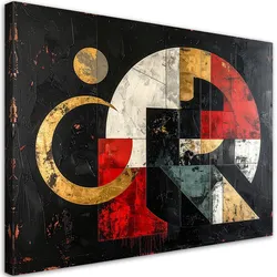 LEINWANDBILD Abstraktion 120x80cm
