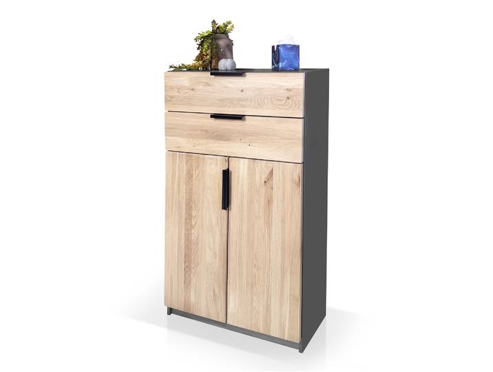 OFFICE OAK Aktenschrank VI, Material teilmassiv, Eiche /