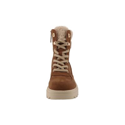 Stiefel TOM TAILOR "Tom Tailor Winter Boots", Damen, Gr. 38, braun, Polyester, Schuhe Stiefel