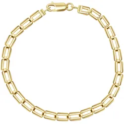 Fascination by Ellen K. Armband Gold 375 mit Karabinerverschluss 19cm lang