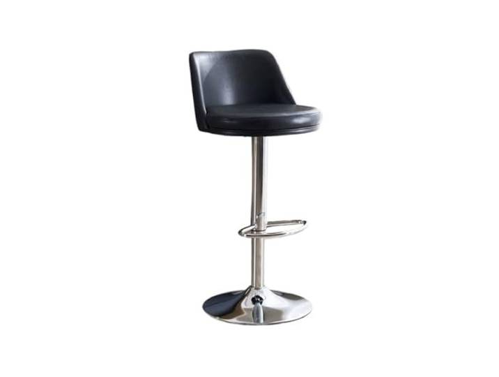 Bvn5kQ3dy Barstühle 60–80 cm hochklappbarer Barhocker mit drehbarer Rückenlehne for den Haushalt(Schwarz)