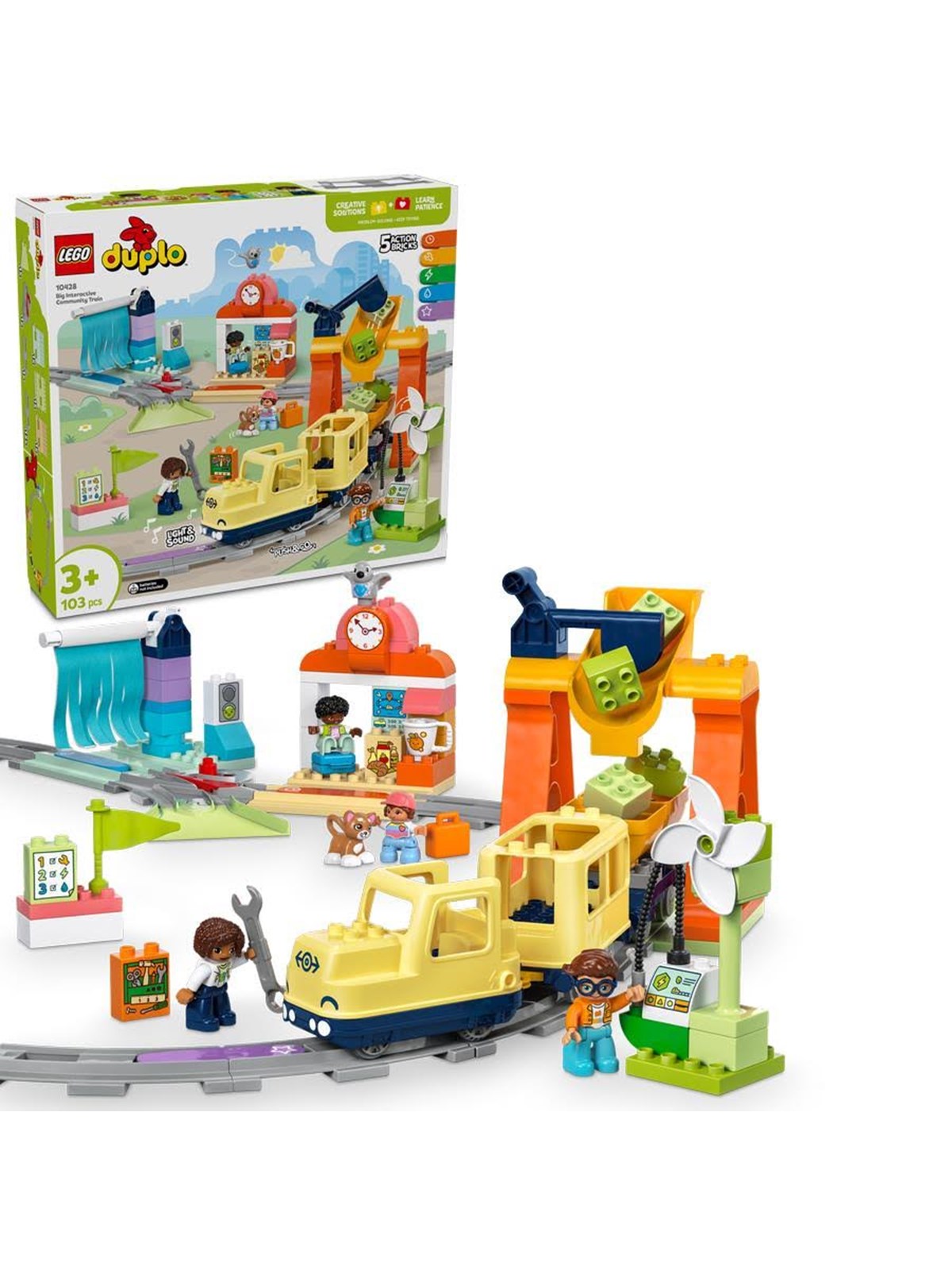 LEGO DUPLO 10428 Große interaktive Eisenbahn