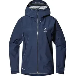 HAGLÖFS Damen Funktionsjacke ROC Flash GTX Jacket Women, Größe S in Blau Blau