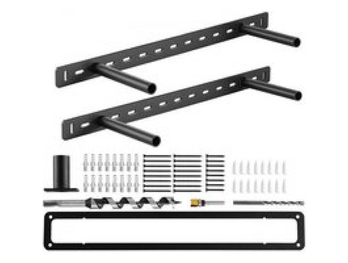VEVOR Regalhalterung, 2 Stk., Tragkraft 68 kg, Schwerlast Regalhalter, 558,4x157,4x38,1 mm, Regalträger für versteckte Regale, unsichtbare Halterung für schwebende Regale zur Wandmontage