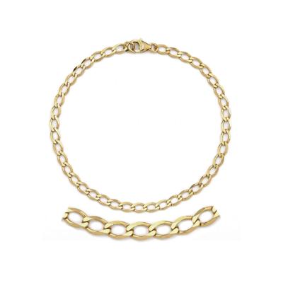 Goldarmband FIRETTI "Schmuck Geschenk Gold 333 Armkette Panzerketten" Gr. 19, gold (gelbgoldfarben), Armbänder, Damen, 19, Gelbgold 333, Goldarmband, Made in Germany