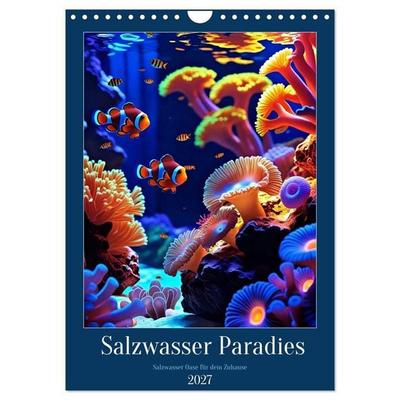 Salzwasser Paradies (Wandkalender 2027 DIN A4 hoch), CALVENDO Monatskalender