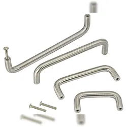 ID Dinkel 20er Set Möbelgriffe Schrankgriffe aus Echt Edelstahl Bügelgriff Griffe Möbel für Schränke 320mm