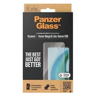 PanzerGlass Screen Protector Honor Magic 6 Lite | X9B | Ultra-Wide Fit (Honor Magic6 Lite, Honor X9) (PANZER5405)