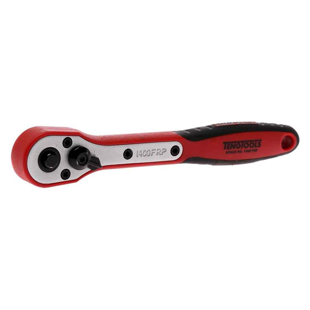 Teng Tools 1/4 Zoll Vierkant Ratschengriff, Länge 26 mm (1/4") (1400FRP)