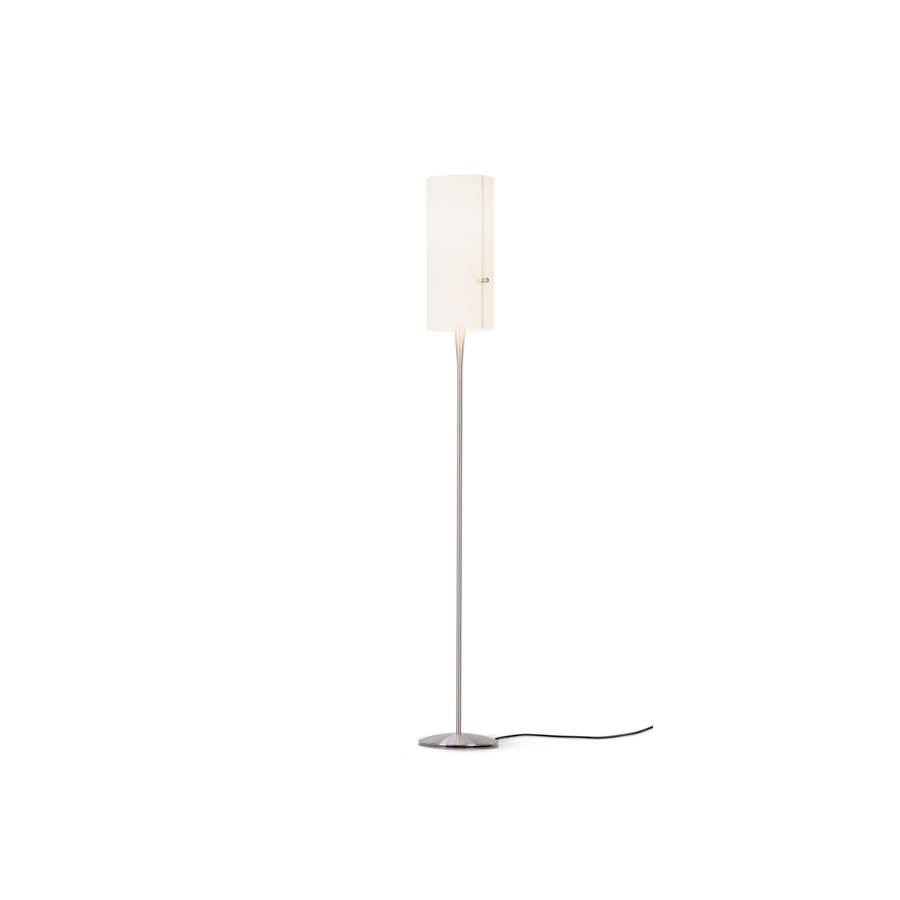 Serien Lighting LED-Stehleuchte CLUB FLOOR M gebürstet/Chintz weiß CL2111 4260548468908